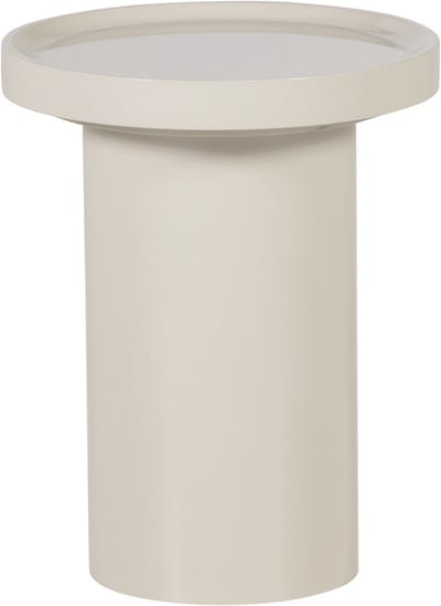 WOOOD Veluna Bijzettafel 40 CM - Hout - Hoogglans Zand - 50x40x40