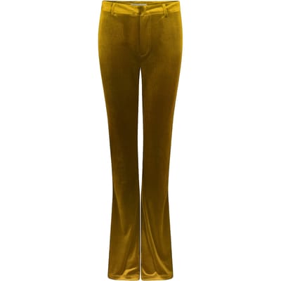 EsQualo Trousers Flair Velours Warm Olive Größe: XS | Stoffhosen Outlet | Damen | Grün