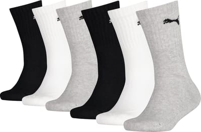 Puma Crew Sokken Junior (6-pack)