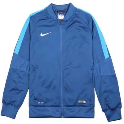 Nike Football Series Logo Letter Sport Casual Jas Heren Jas Blauw 624145-496 L