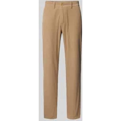 Regular fit corduroy broek met riemlussen