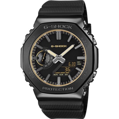 G-Shock G-Metal GM-2100LXB-1A9ER Metal Covered - Luxe Black Horloge