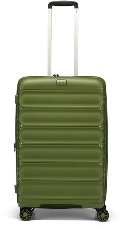 d & n Travel Line 4700 4 wielen Trolley 68 cm met uitbreidingsplooi - Harde bagage - TSA slot - olive green