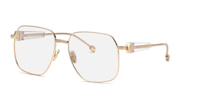Philipp Plein VPP126S Oro rose' lucido c/parti beige 57/16/140 WOMAN Brilmonturen
