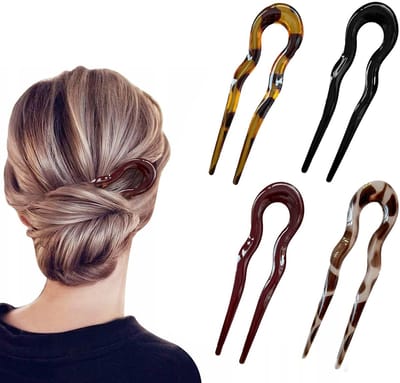 Dailygoods- Haarspeld U-vormig groot - Franse Haarspelden - Styling Haaraccessoires - Haarclip - Haaraccessoires Vrouwen - Geschikt voor Dames