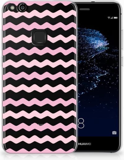 Huawei P10 Lite TPU bumper Waves Roze