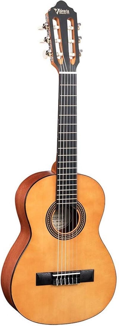 Valencia VC201 Klassieke Gitaar 1/4 Naturel Satin