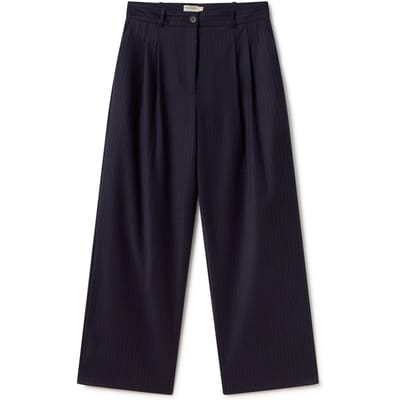 TWOTHIRDS Belall Pants Diplomatic Stripes Maat: 40 | Pantalons Outlet | Dames | Blauw