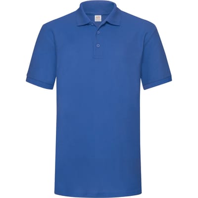 Fruit of the Loom Heren 65/35 Zwaargewicht Poloshirt (Koningsblauw)