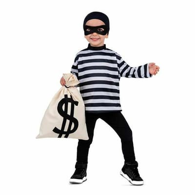 Kostuums voor Kinderen My Other Me Dief - 5-6 Jaar