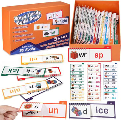 Flip Books - Woordenschat Kaarten - Peuter Leren - 30 Stuks - 25.5 x 17 cm - Wit