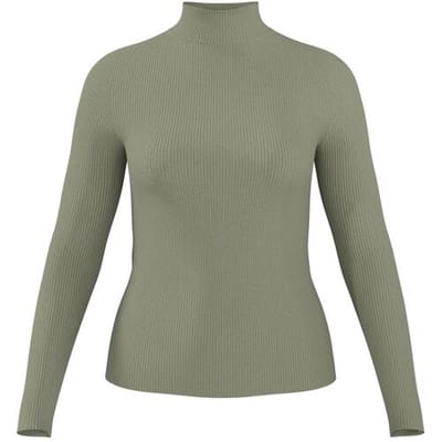 ESMARA Dames gebreide coltrui (groen, XS (32/34))