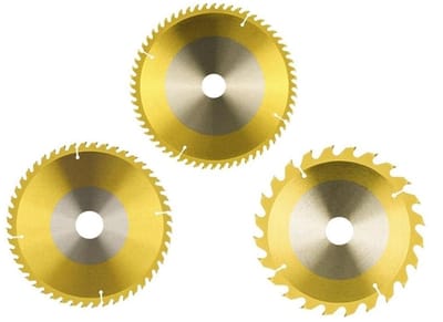 Zaagblad Set - Cirkelzaagbladen - Materiaal Zagen - Triple Chip Grind - 210mm 3 stuks - Gecoat