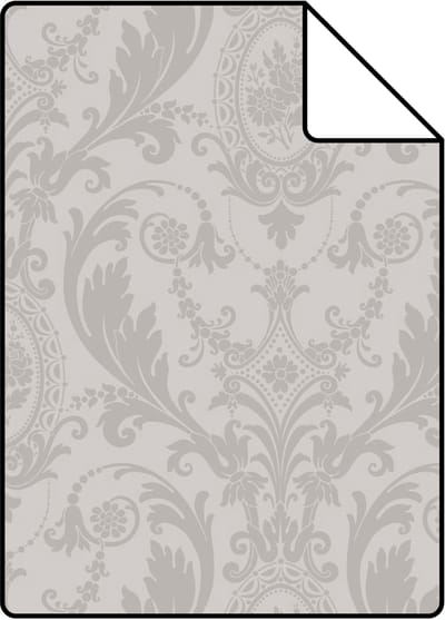 Proefstaal Origin Wallcoverings behang ornamenten grijs - 26,5 x 21 cm - 346217-S