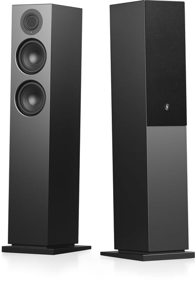 Audio Pro A48 W Smart Multiroom Actieve Vloerstaande Luidsprekers - Audio Pro Multiroom (Linkplay) - Ruimtecorrectie - 2x130W Speakers - Zwart