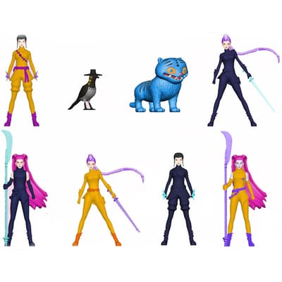 Kpop Demon Hunters Anime Figuur Speelgoed Schattig PVC Beweegbare Gewrichten Actiefiguur Model Poppen Kinder Verjaardagsdecoraties Speelgoed Cadeaus
