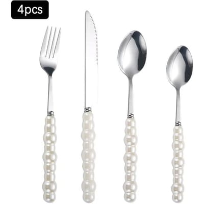 16-delige Parel Servies Set Ins Stijl Creatief Cadeau voor Thuis Servies Bruiloft Servies Tafeldecoratie Benodigdheden Bruiloft Bedankje white