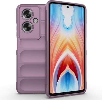 Coverup Hoesje - Geschikt voor OPPO A79 5G Hoesje - Coverup Hands-On Rugged Back Cover - Paars