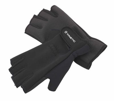 Kinetic Neoprene Half Finger Glove Black X-Large