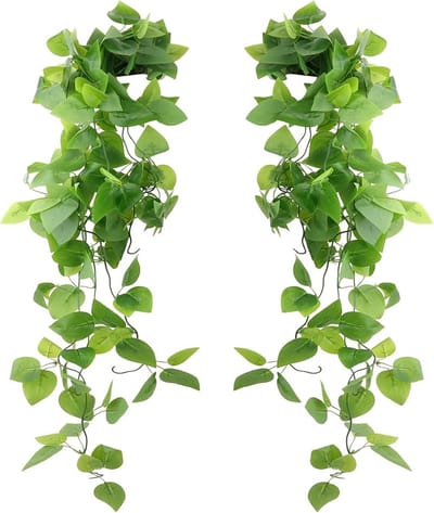 Kunstmatige Hangende Groene Planten - 2 Stuks