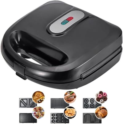 Contactgrill met uitneembare platen - Tosti ijzer - Panini Grill - Grill - Contactgrill - Uitneembare platen - Makkelijk schoon te maken - Grill appartaat - Verschillende progamma's