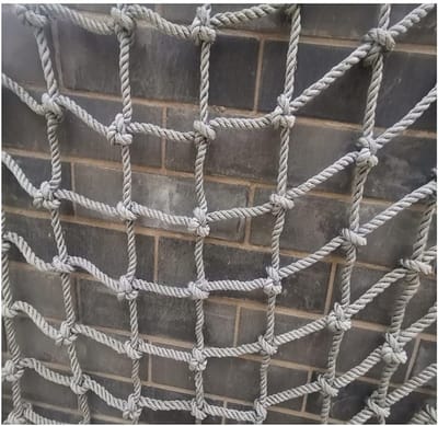 Klimnet Outdoor - Speeltuin Net - Avontuur Buiten - Heavy Duty Materiaal - 2x5 Meter - Zwart