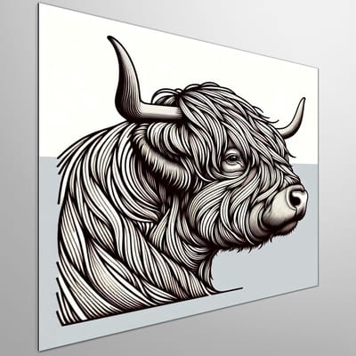 Kunstprint | Wanddecoratie | Dibond | 20 × 20 cm