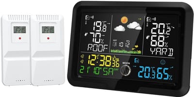 Draadloos Weerstation met Buitensensor en Weersvoorspelling