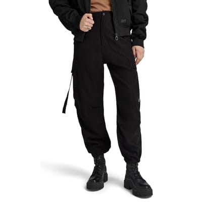 G-Star Cargo Cropped Drawcord Pant Black Taglia: W24 | Pantaloni cargo Outlet | Donna | Nero