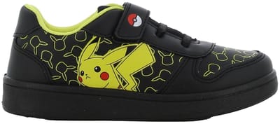 Pokémon - Schoenen voor jongens - Pikachu Sneakers voor kinderen met klittenband - Kindersneaker - Sportschoenen - Maat 27 - Zwart