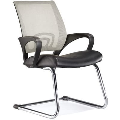 hjh office Visto Net - Bureaustoel - Bezoekerstoel - Conferentiestoel - Zwart / grijs