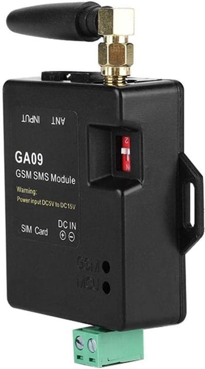 Draadloos Alarmsysteem - GSM Melder - Huisbeveiliging - 8 Alarm Zones - Compact Formaat - Zwart
