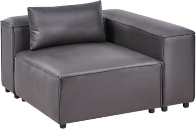 BRANDE - Hoekmodule - Zwart - Polyester
