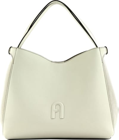 FURLA Leren Schoudertas Primula Hobo Marshmallow Crème