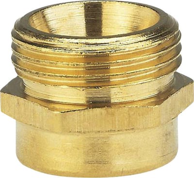 GARDENA 07266-20 Messing Schroefdraadverloopnippel 33,25 mm (1) buitendraad, 39,0 mm (1 1/4) binnendraad