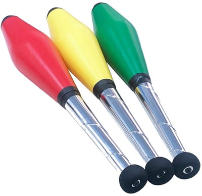 Dailygoods- Jongleren Stok Ultralicht - 3 Stuks - Jongleren Club Set - Circus Rekwisieten - Duurzaam Materiaal - Verbeter Coördinatie - Jongleerstokken