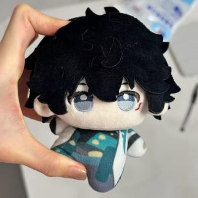10cm Honkai Star Rail Dan Heng Pluche Pop Hanger Permansor Terrae Sleutelhanger Pluche Speelgoed Knuffelpop Fan Cadeau Decoraties 10cm gray