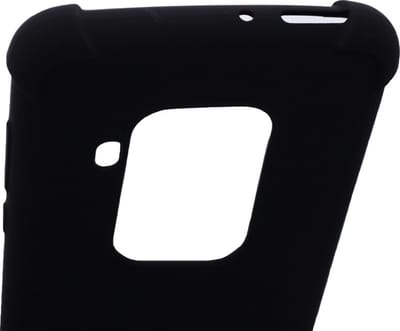 LuxeBass Hoesje geschikt voor Motorola One Zoom - Anti Shock - Zwart