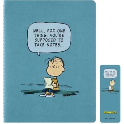 Moleskine Limited Edition - Peanuts - Cahier Schrift - XL (18x25cm) Gelinieerd - Linus
