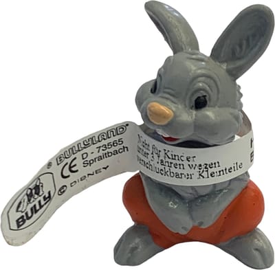 Disney - konijntje uit Alice in wonderland +/- 5 cm - merk : Bullyland.