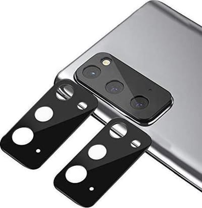 Camera lens beschermer Geschikt voor: Samsung Galaxy S20 2-pack, krasbestendig ultradun gehard glas Screenprotector