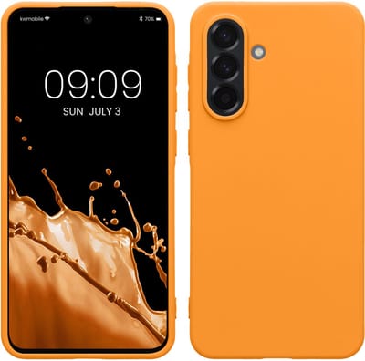 kwmobile telefoonhoesje geschikt voor Samsung Galaxy A36 5G - Hoesje voor smartphone - Back cover in fruitig oranje