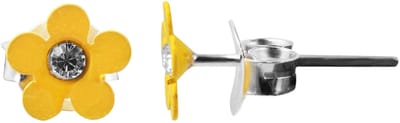AKZENT Akzent meisjes oorbel "Florette" van 925 Sterlingzilver, gerhodineerd, kinder oorknopjes