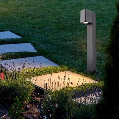 HOFTRONIC Marion LED Sokkellamp buiten zwart - 100 cm - Padverlichting - GU10 Fitting - Max. 7 Watt - IP65 Waterdicht - Staande buitenlamp