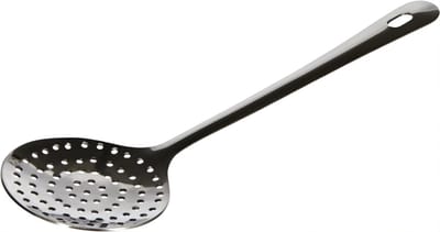AHD® Spatel - Zeef - Schuimspaan - Zilver - 33cm x 7cm x 2cm