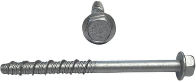 Betonschroeven - Metaalschroeven - Bevestigen in Steen - Zonder Pluggen - 12.5x160 mm - Zink
