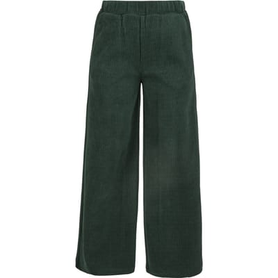 Black Premium by EMP Stoffen broek - Essential - Wide Leg Corduroy Pants - S tot XXL - voor Vrouwen - groen