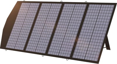 Stemily Zonnepanelen - Opvouwbaar - Camper - 120 W - 18V DC-uitgang - Dubbele USB-uitgangen - 140 cm × 56 cm × 0,5 cm