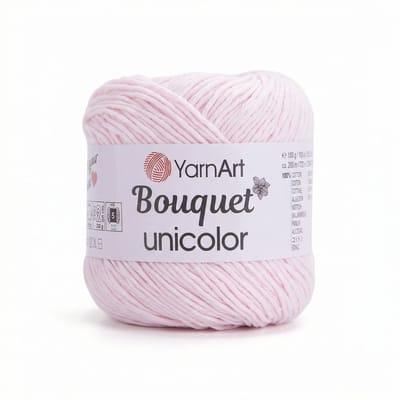 YarnArt Bouquet Unicolor - Katoen Garen - Effen - 100g - 200m - Kleur 3210