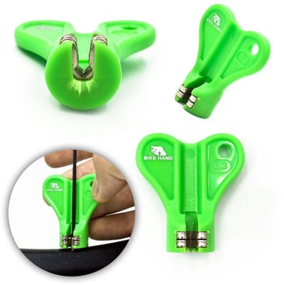 Bike Hand YC-1R-2 - Wielscenteringssleutel - 3,3 mm - Groen - Ergonomisch